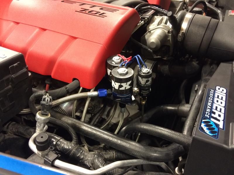 Nitrous Express LS 90mm plate kit install on C6 Z06 CorvetteForum